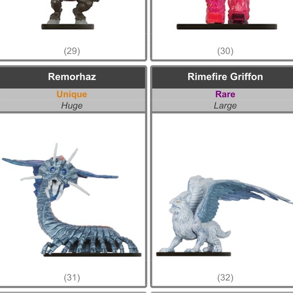 DnD Monster Minitures Manual Lengendary Evils REMORHAZ, RIMEFIRE GRIFFON+ 3 more - Picture 12 of 16